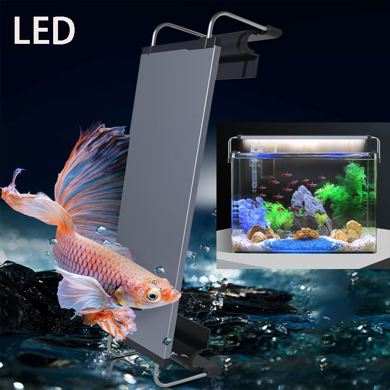 Aquarium Plant Red - أضواء LED من سبائك الألومنيوم لحوض