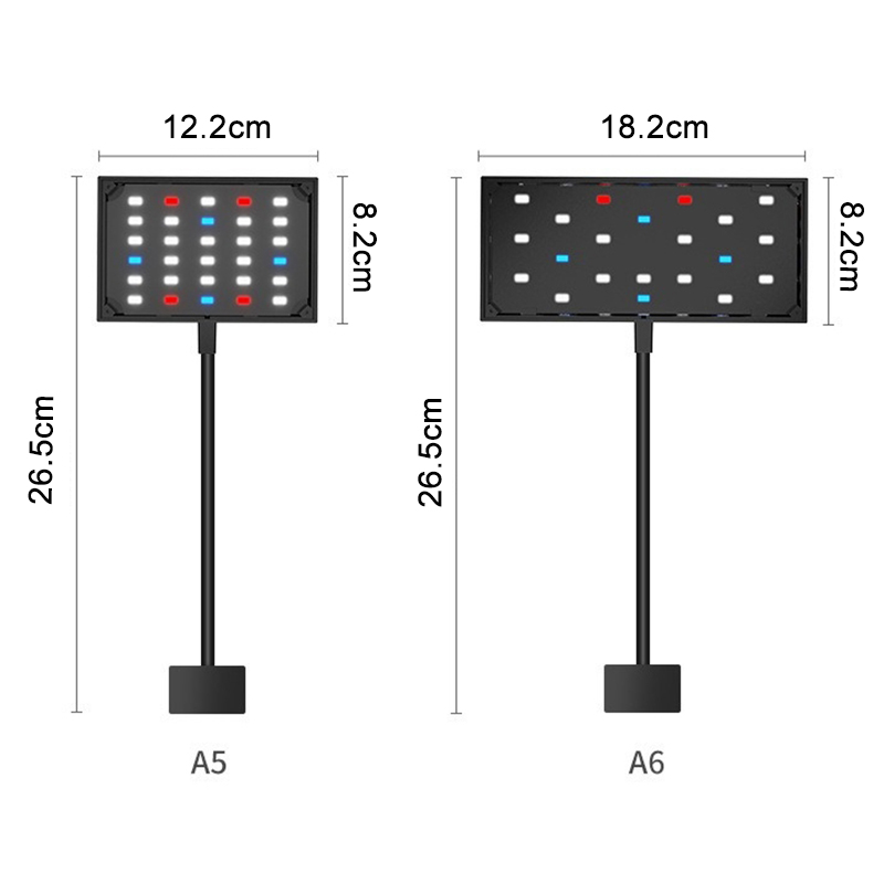 مصباح LED لحوض السمك يعمل عبر  - مراجعة Aquarium Plant Growth وسعره