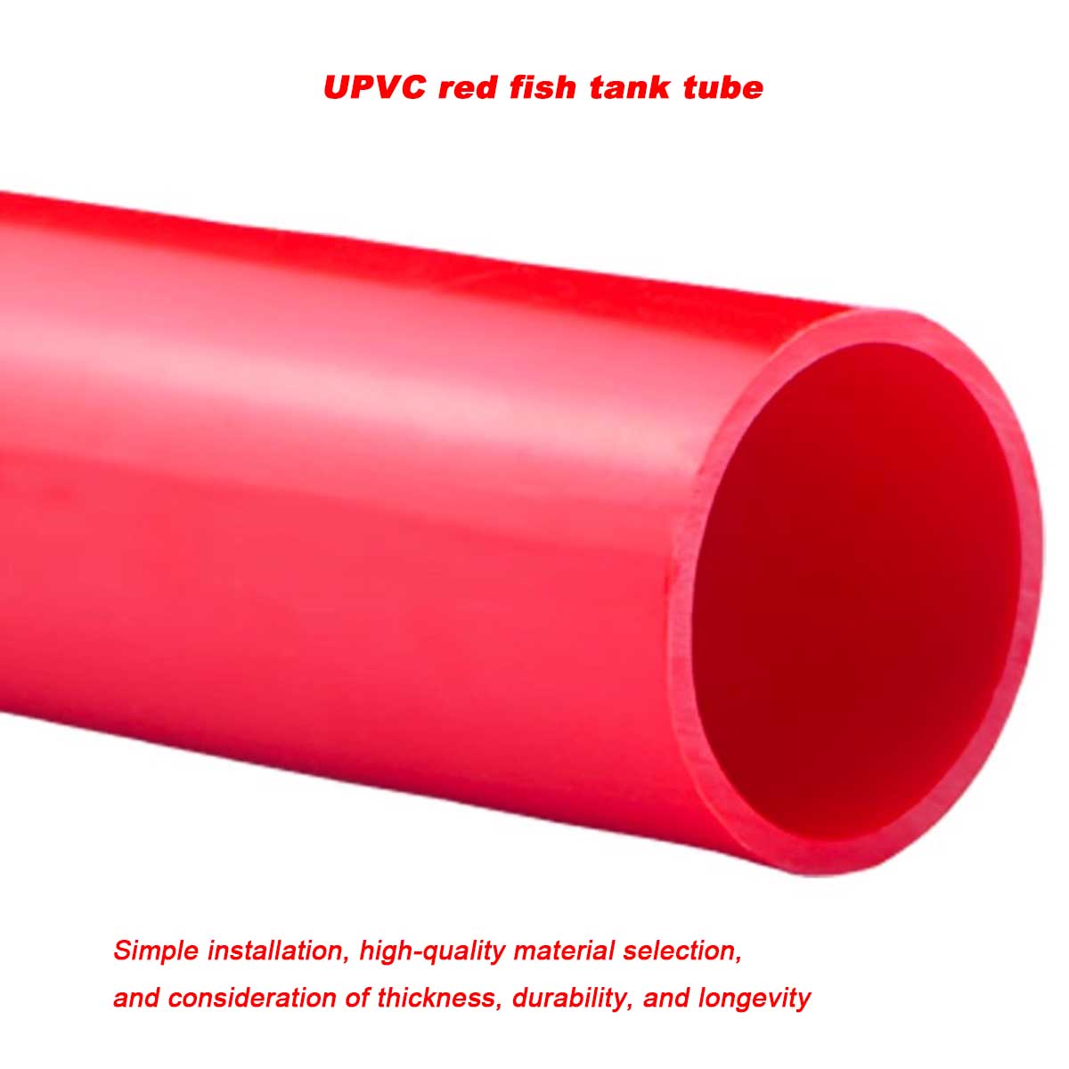 20 ~ 50 مللي متر UPVC أنبوب خز - مراجعة Aquarium Plant Red وسعره