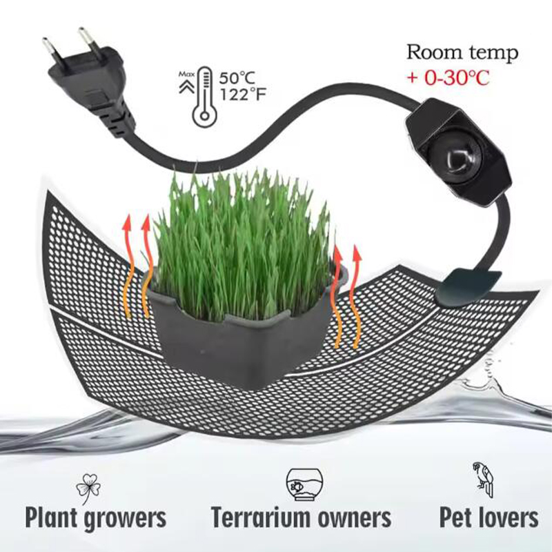 5-20 واط الزواحف الحرارة حصيرة - مراجعة Planted Aquarium Heater وسعره