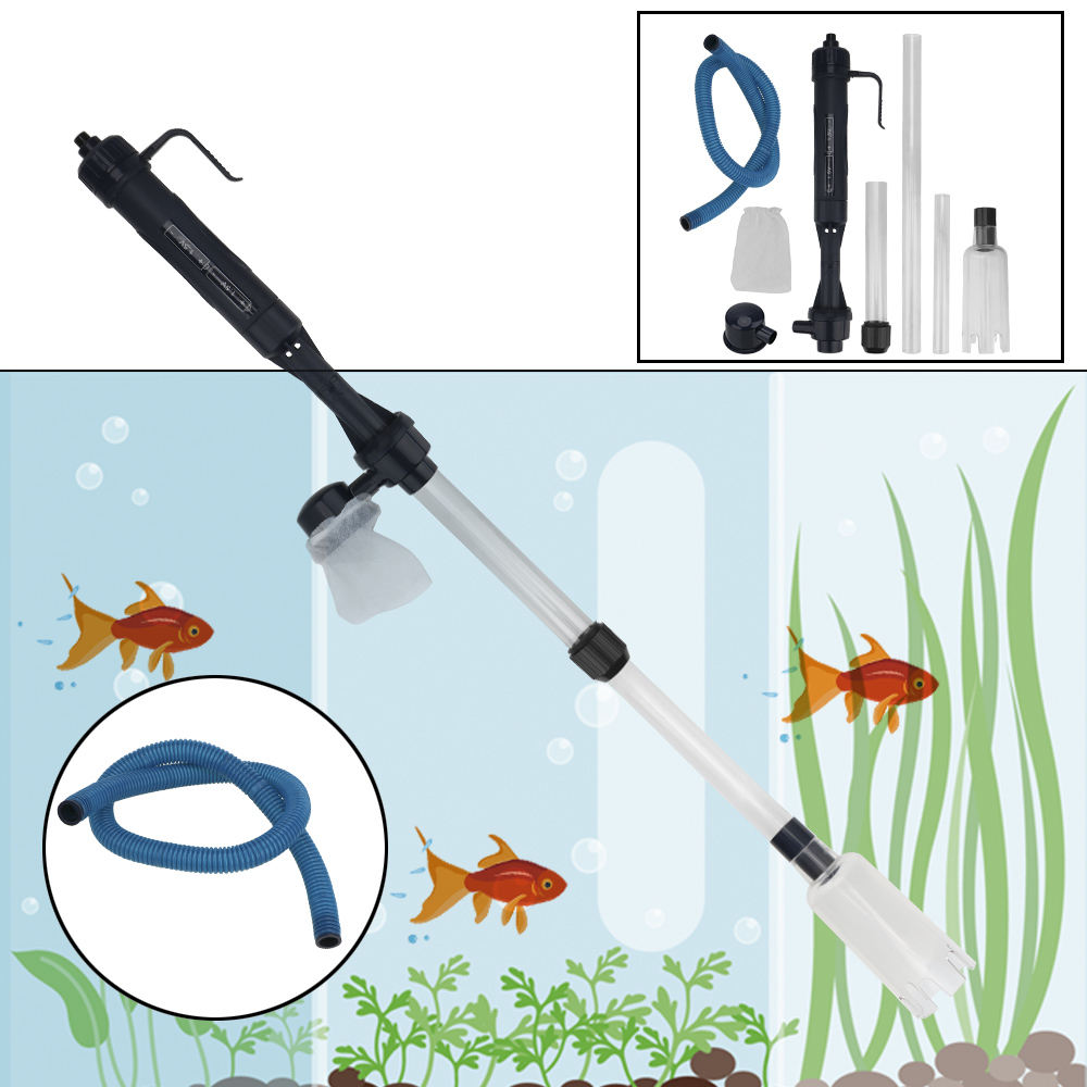 مضخة تغيير المياه الكهربائية أ - مراجعة Planted Aquarium Cleaning وسعره