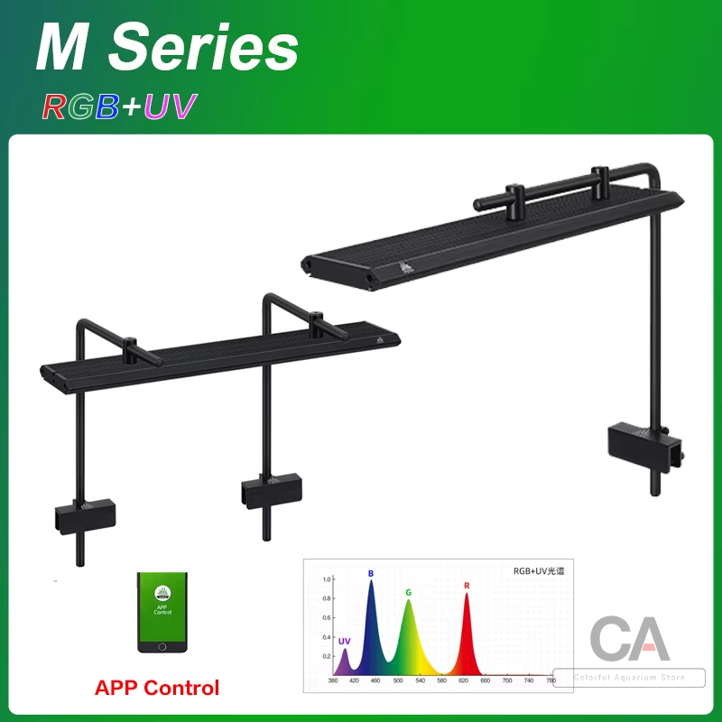 إضاءة حوض السمك WEEK AQUA LED  - مراجعة Planted Aquarium Uv Light وسعره