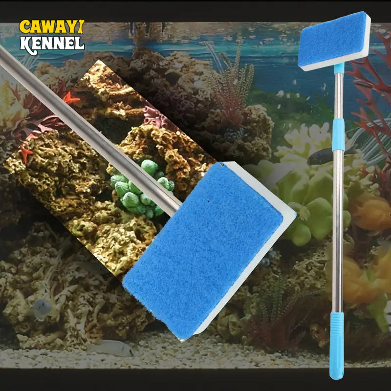 مقبض تلسكوبي 55-95 سم 180 °    - مراجعة Planted Aquarium Cleaning وسعره