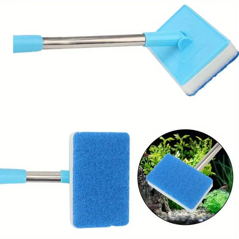 مقبض تلسكوبي 55-95 سم 180 °    - مراجعة Planted Aquarium Cleaning وسعره