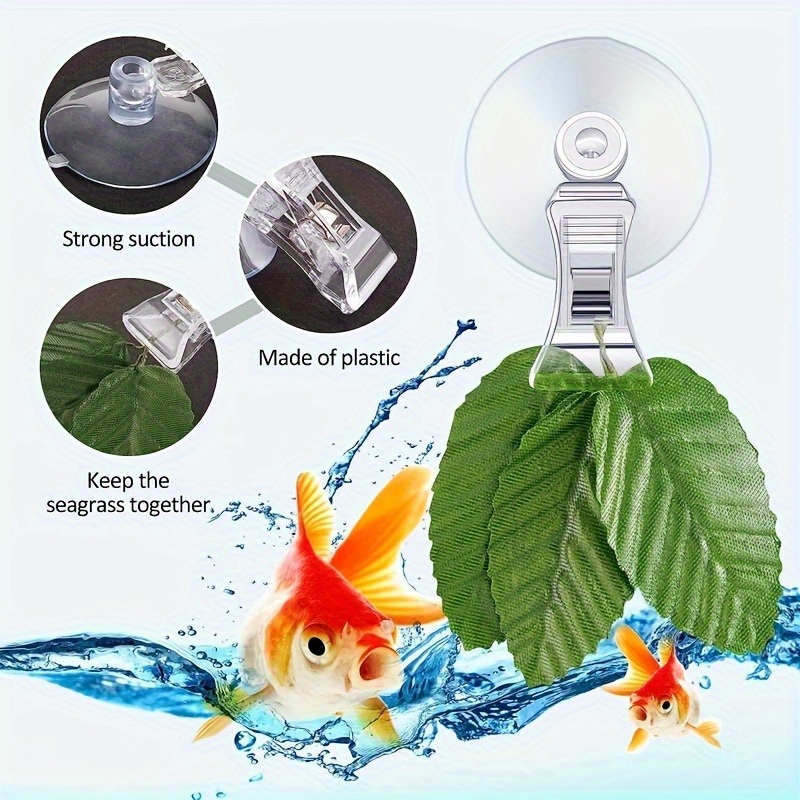 8 قطع مشبك أعشاب بحرية للأسماك - مراجعة Aquarium Plant Holder وسعره