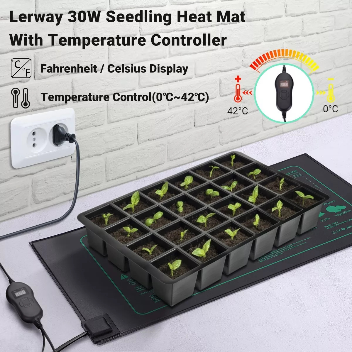 Lerway نمو النبات التدفئة حصير - مراجعة Planted Aquarium Heater وسعره