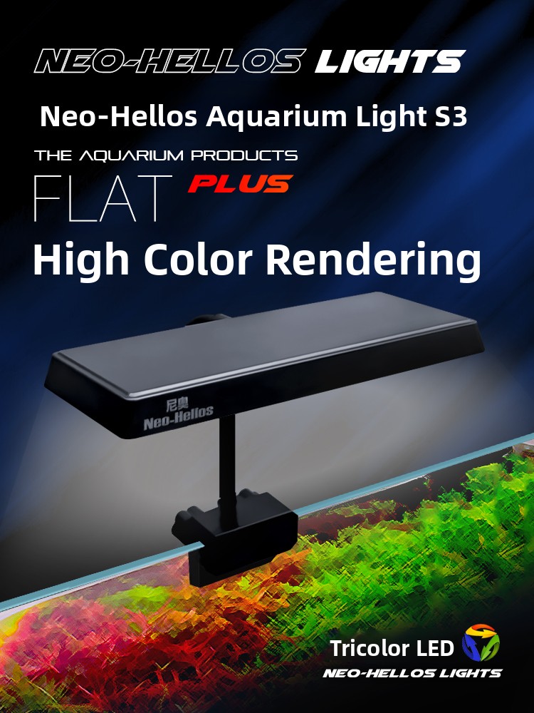مصباح نيو إس 3 LED كامل الطيف  - مراجعة Aquarium Plant Growth وسعره