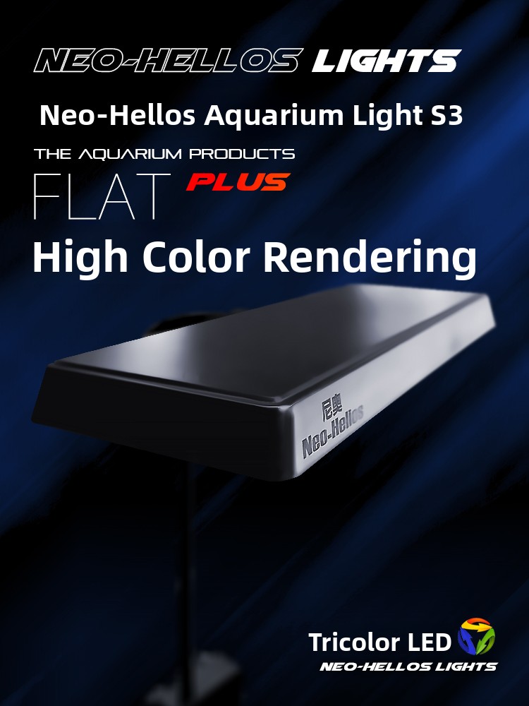مصباح نيو إس 3 LED كامل الطيف  - مراجعة Aquarium Plant Growth وسعره