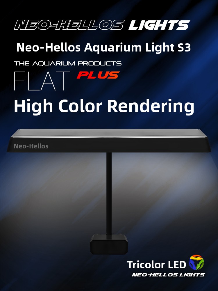 مصباح نيو إس 3 LED كامل الطيف  - مراجعة Aquarium Plant Growth وسعره