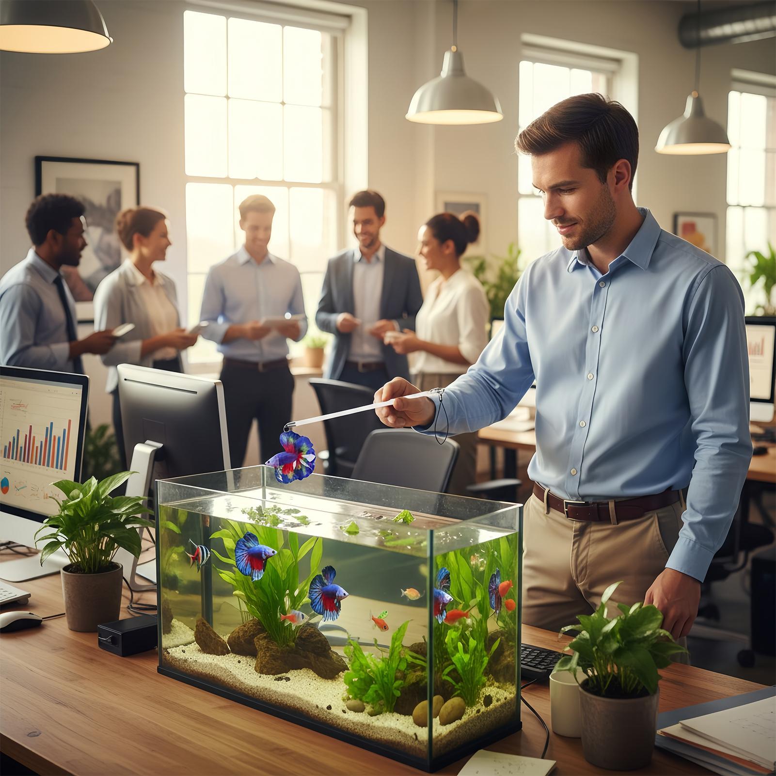 عصا تدريب الأسماك للبيتا، ملحق - مراجعة Planted Aquarium For Betta وسعره