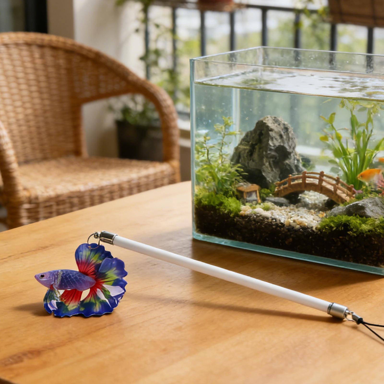 عصا تدريب الأسماك للبيتا، ملحق - مراجعة Planted Aquarium For Betta وسعره