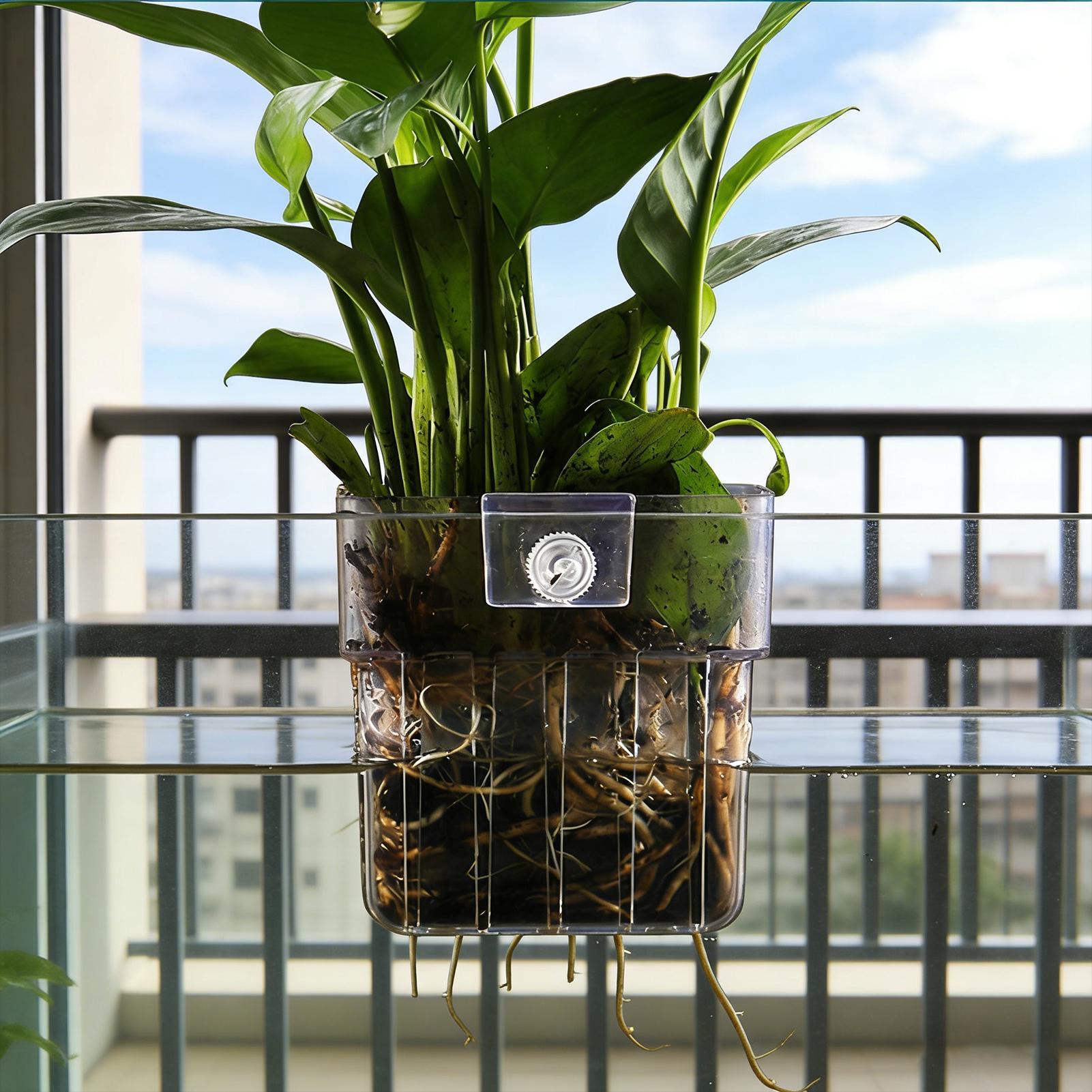 حامل شفاف قابل للتعليق لأحواض  - مراجعة Aquarium Plant Growth وسعره